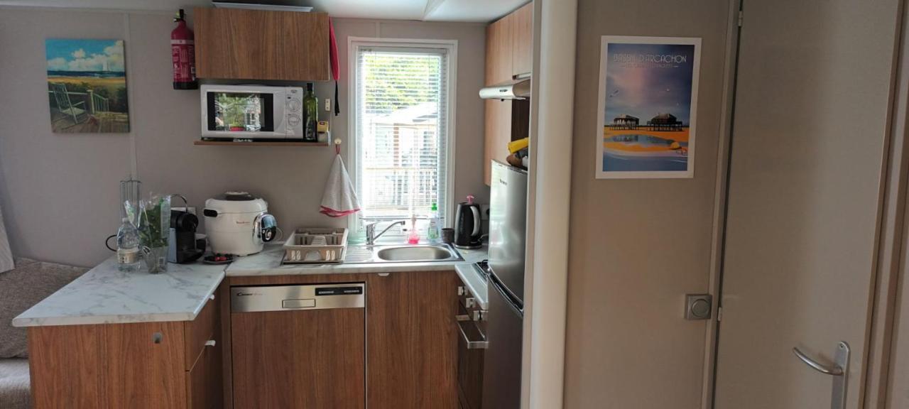 Mobilhome Tout Confort Les Viviers Lege-Cap-Ferret Exterior photo